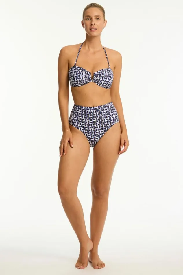 Coast V Bar Bandeau Coast Cobalt Women Sea Level Tops