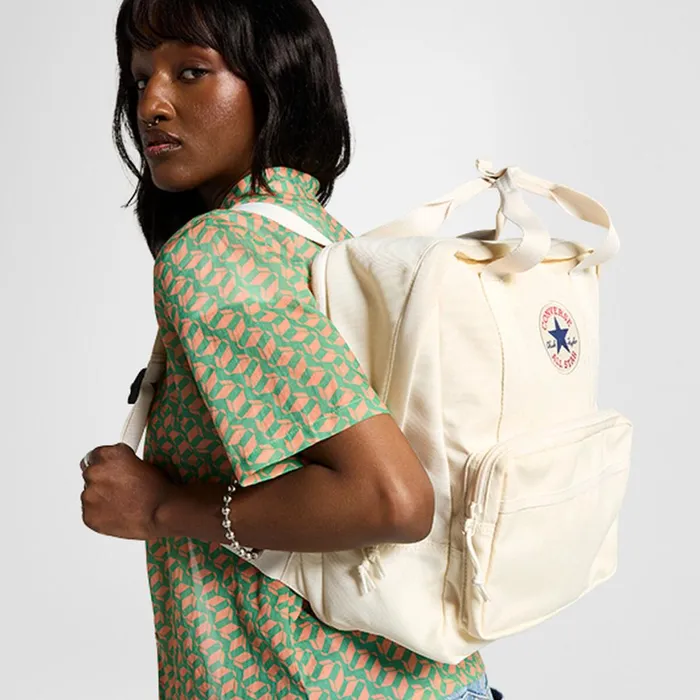 Converse Bags and Backpacks Small Square Backpack Converse Egret 8211 MenWomen