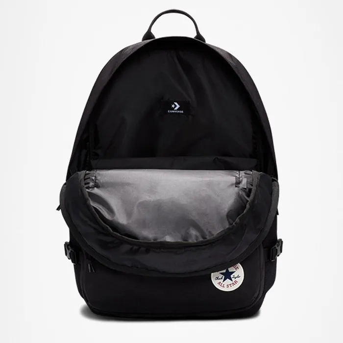 Converse Bags and Backpacks Straight Edge Backpack Converse Black 8211 MenWomen