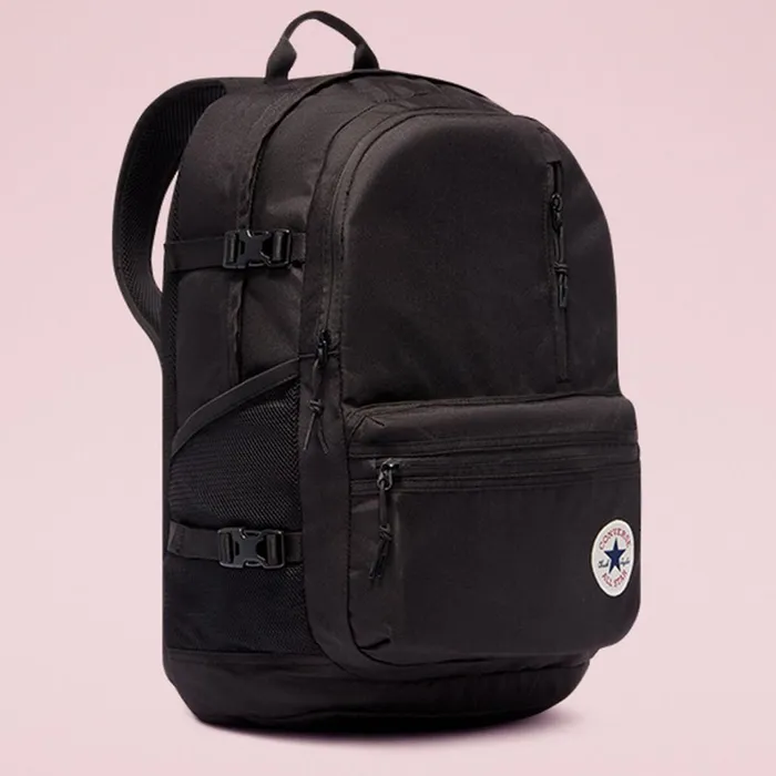 Converse Bags and Backpacks Straight Edge Backpack Converse Black 8211 MenWomen