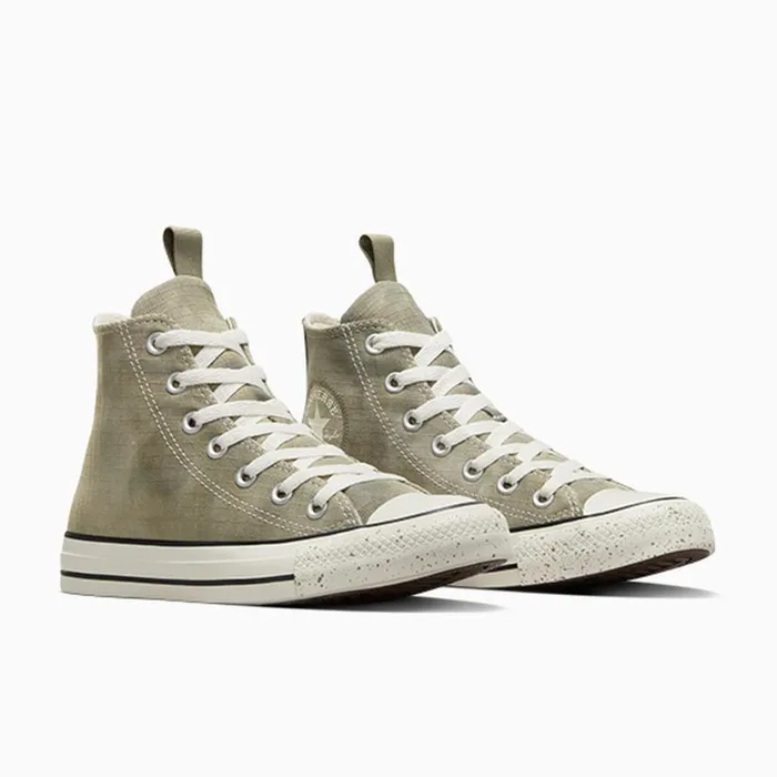 Converse High Top Chuck Taylor All Star Washed Canvas Utility Greenegretblack 8211 Women
