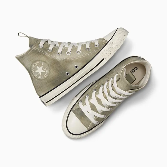 Converse High Top Chuck Taylor All Star Washed Canvas Utility Greenegretblack 8211 Women