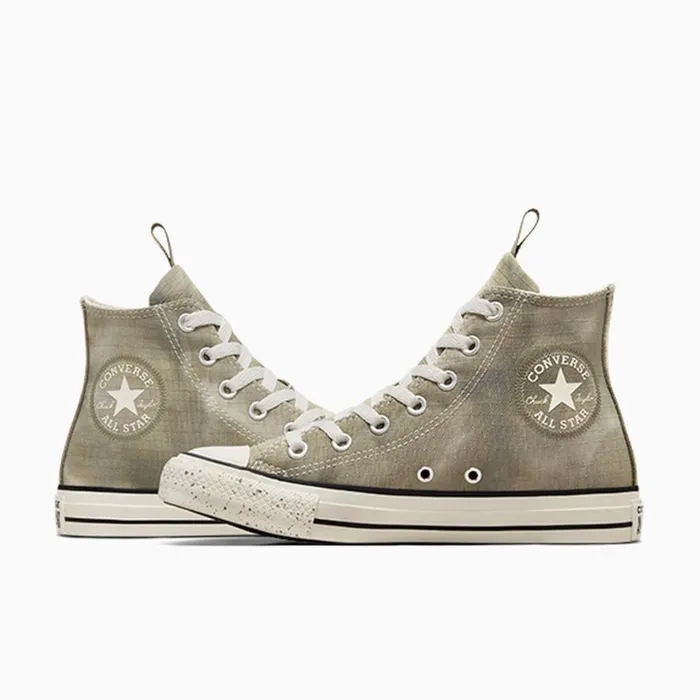 Converse High Top Chuck Taylor All Star Washed Canvas Utility Greenegretblack 8211 Women