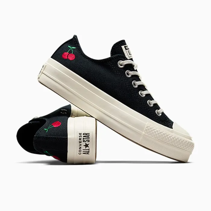 Converse Platforms Chuck Taylor All Star Lift Platform Cherries Blackegretred 8211 Women