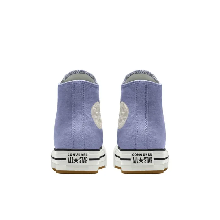 Converse Platforms Custom Chuck Taylor All Star EVA Lift Platform By You Serene Sapphire 8211 KidsWomen