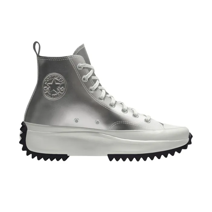 Converse Platforms Custom Run Star Hike Platform Leather By You Silver 8211 Women Converse Platforms Custom Run Star Hike Platform Leather By You Silver 8211 Women