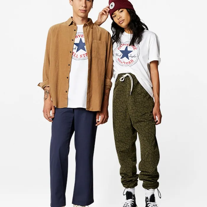 Converse Tops and Shirts Converse GoTo All Star Patch StandardFit TShirt White 8211 MenWomen