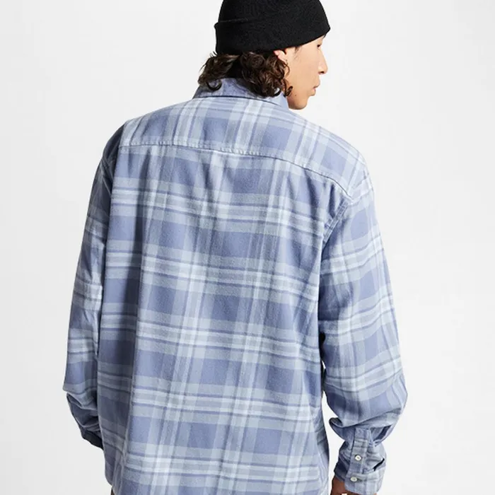 Converse Tops and Shirts Plaid Shirt Thunder Daze Blue 8211 Men