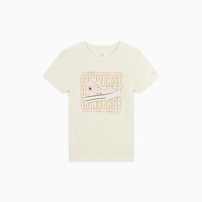 Converse Tops and TShirts Chuck Taylor High Top TShirt Egret 8211 Kids