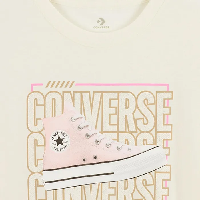 Converse Tops and TShirts Chuck Taylor High Top TShirt Egret 8211 Kids