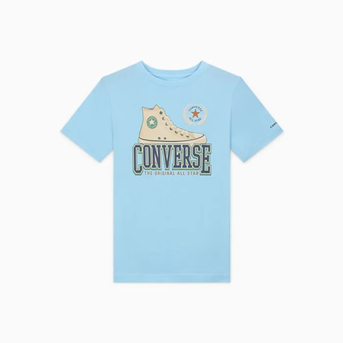 Converse Tops and TShirts Rec Club High Top TShirt True Sky 8211 Kids