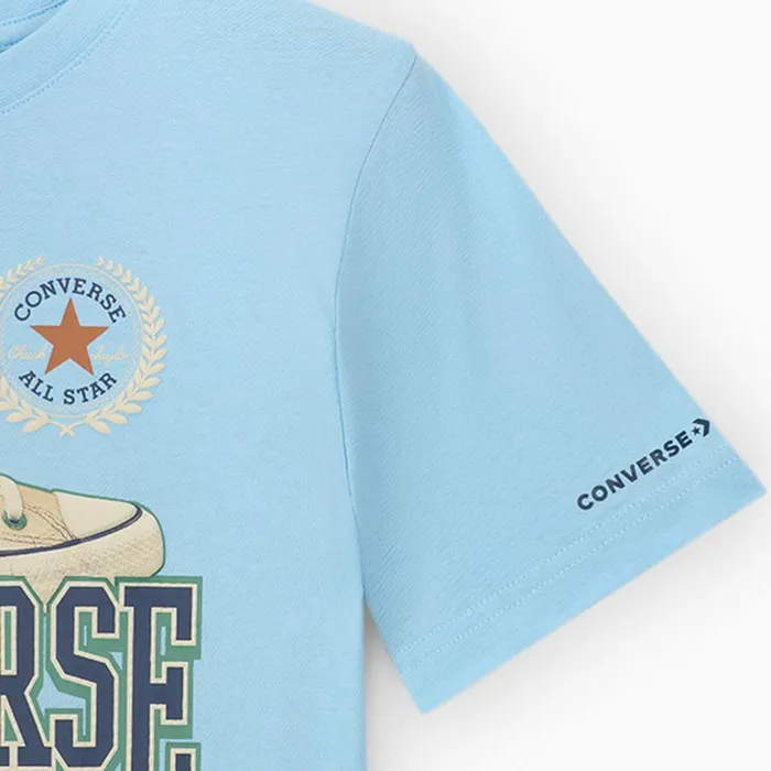 Converse Tops and TShirts Rec Club High Top TShirt True Sky 8211 Kids