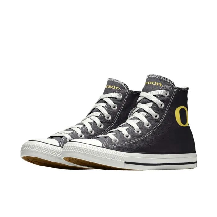 Converse Wide Width Chuck Taylor All Star University Of Oregon High Top Selected Color Black 8211 WomenMen