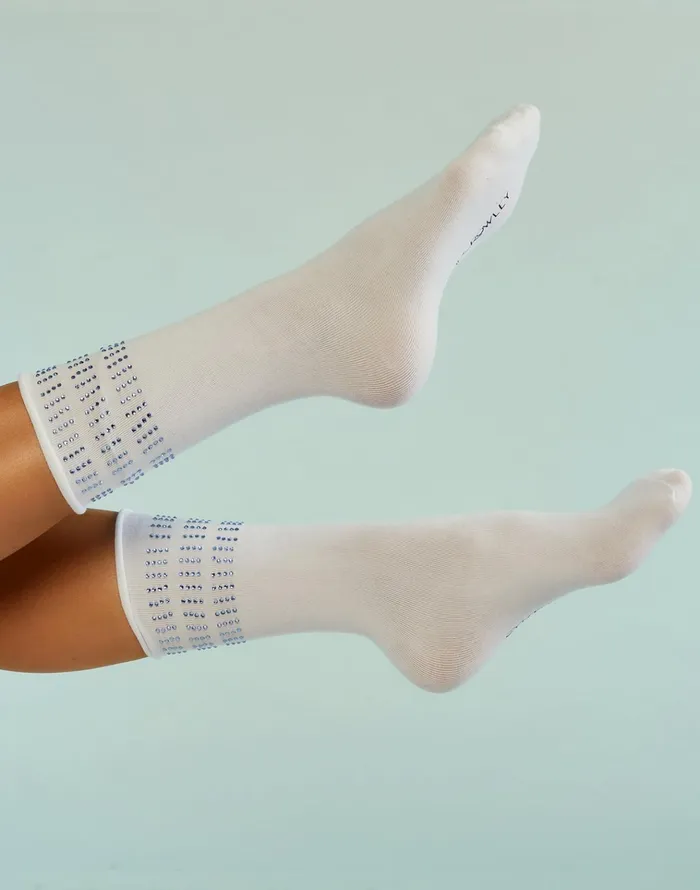 Crystal Sport Socks 8211 Wtblu Women Cynthia Rowley Accessories