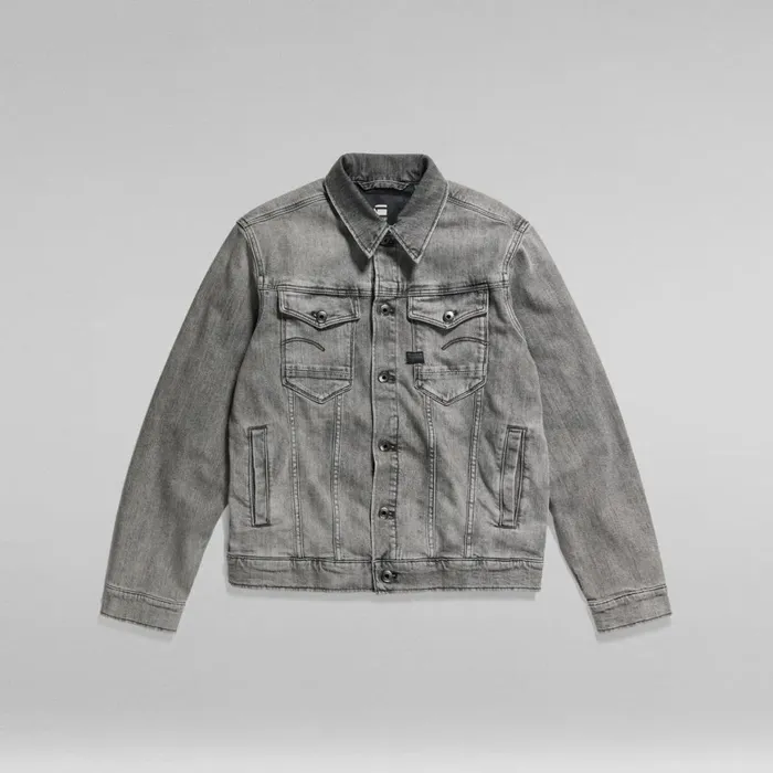 Denim Jackets MenWomen GStar RAW Unisex Arc 3D Jacket Faded Carbon