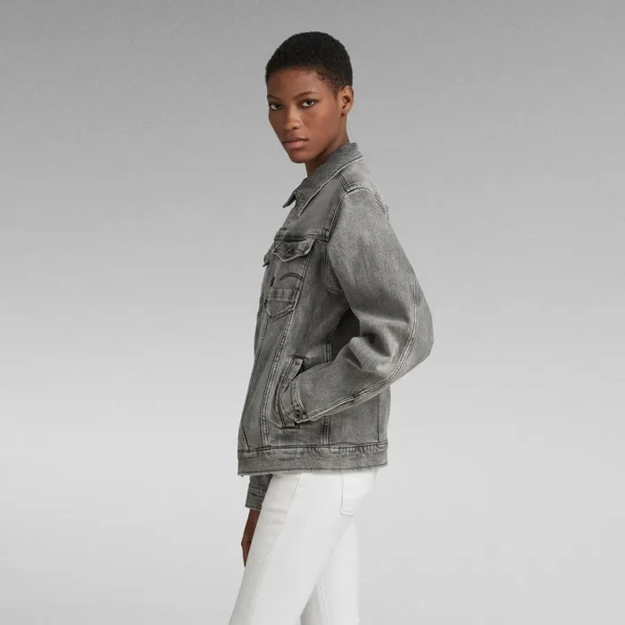 Denim Jackets MenWomen GStar RAW Unisex Arc 3D Jacket Faded Carbon