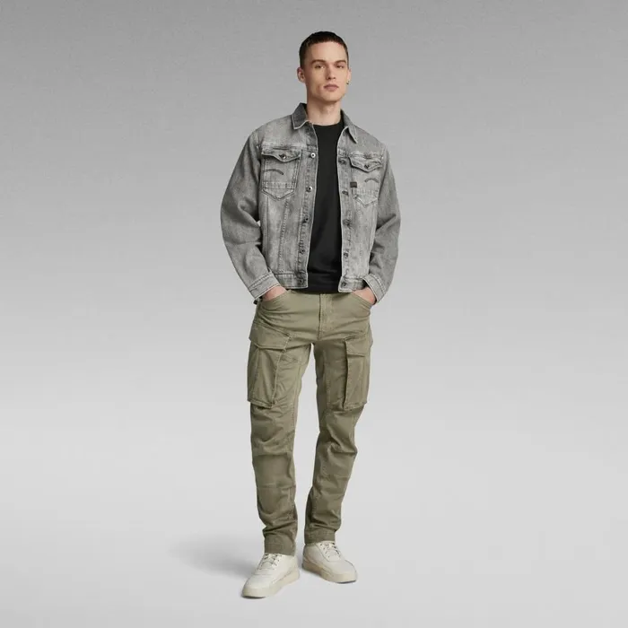 Denim Jackets MenWomen GStar RAW Unisex Arc 3D Jacket Faded Carbon