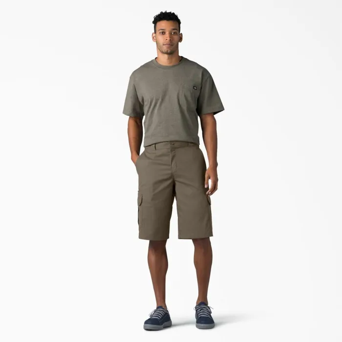 Dickies Cargo FLEX Relaxed Fit Cargo Shorts 13034 Mushroom Mushroom mr1 8211 Men Dickies Cargo FLEX Relaxed Fit Cargo Shorts 13034 Mushroom Mushroom mr1 8211 Men