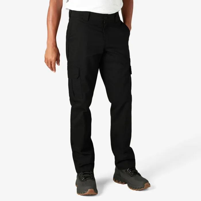 Dickies Cargo Slim Fit Cargo Pants Black Black bk 8211 Men