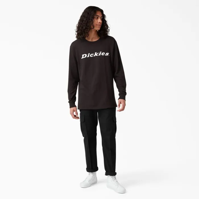 Dickies Cargo Slim Fit Cargo Pants Black Black bk 8211 Men