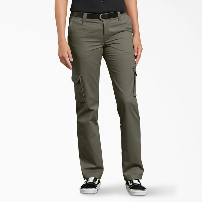 Dickies Cargo Women039s FLEX Relaxed Fit Cargo Pants Grape Leaf Grape Leaf ge 8211 Women