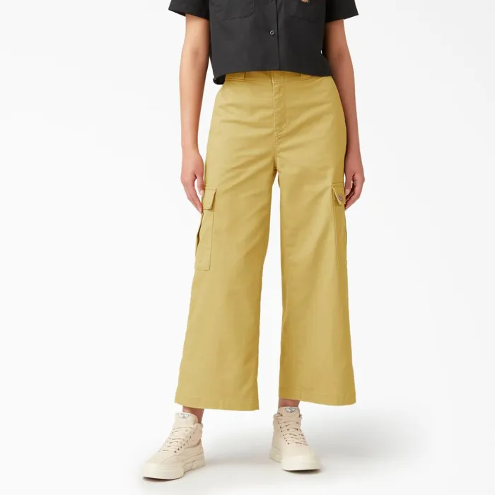 Dickies Cargo Women039s Regular Fit Cargo Pants Stonewashed Dark Khaki Stonewashed Dark Khaki s2k 8211 Women