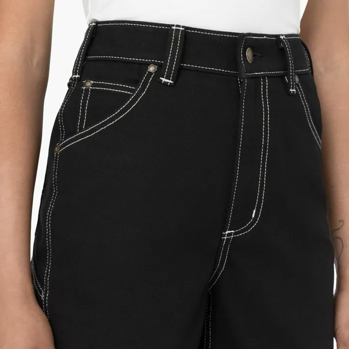 Dickies Carpenter Women039s Carpenter Jean Shorts 5034 Black Denim Black Denim l9d 8211 Women Dickies Carpenter Women039s Carpenter Jean Shorts 5034 Black Denim Black Denim l9d 8211 Women