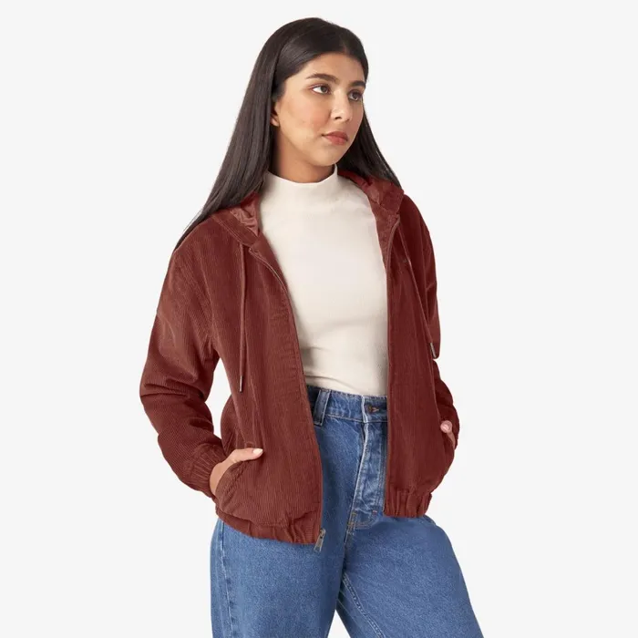 Dickies Coats and Jackets Womens Corduroy Jacket Fired Brick Fired Brick ik9 8211 Women Dickies Coats and Jackets Womens Corduroy Jacket Fired Brick Fired Brick ik9 8211 Women