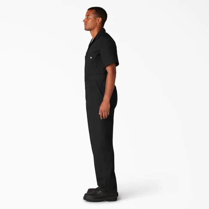 Dickies Coveralls Short Sleeve Coveralls Black Black bk 8211 Men