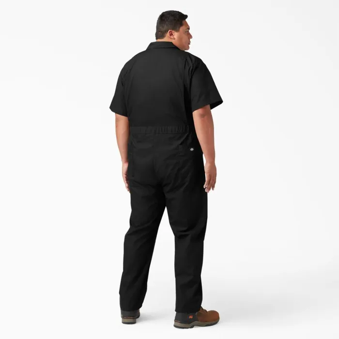Dickies Coveralls Short Sleeve Coveralls Black Black bk 8211 Men