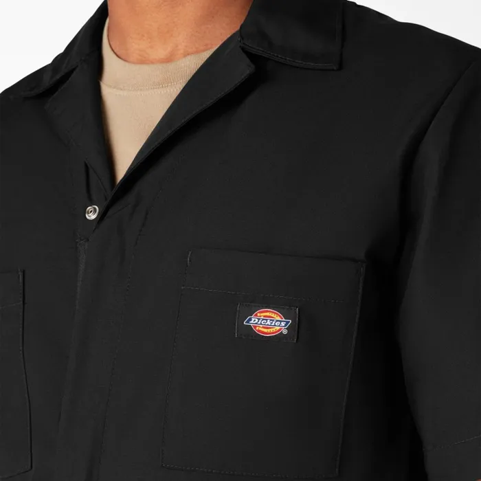 Dickies Coveralls Short Sleeve Coveralls Black Black bk 8211 Men