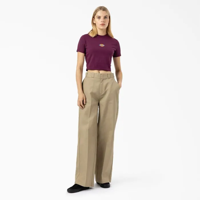 Dickies Cropped Tops Women039s Maple Valley Logo Cropped TShirt Grape Wine Grape Wine gw9 8211 Women Dickies Cropped Tops Women039s Maple Valley Logo Cropped TShirt Grape Wine Grape Wine gw9 8211 Women