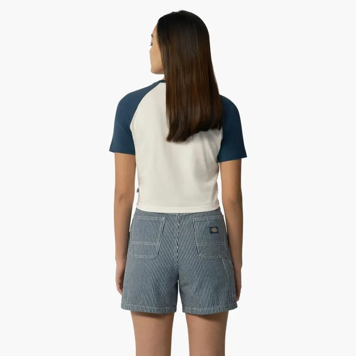 Dickies Cropped Tops Women039s Sodaville TShirt Airforce Blue Airforce Blue af 8211 Women