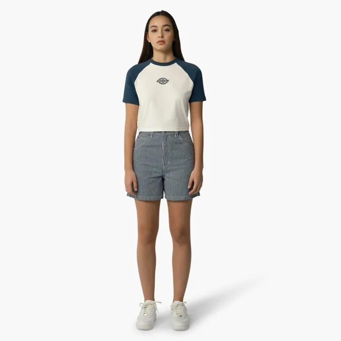 Dickies Cropped Tops Women039s Sodaville TShirt Airforce Blue Airforce Blue af 8211 Women