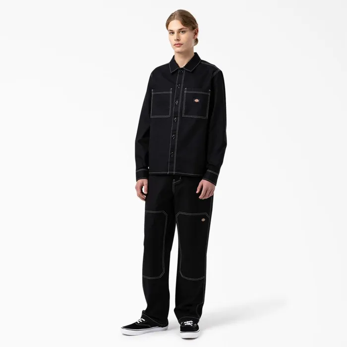 Dickies Double Knee Florala Relaxed Fit Double Knee Pants Black Black bkx 8211 Men Dickies Double Knee Florala Relaxed Fit Double Knee Pants Black Black bkx 8211 Men