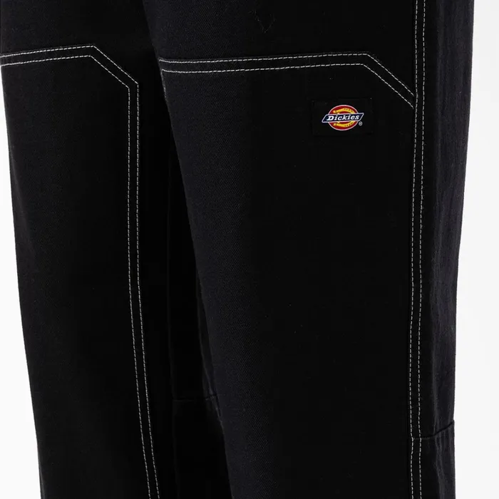 Dickies Double Knee Florala Relaxed Fit Double Knee Pants Black Black bkx 8211 Men Dickies Double Knee Florala Relaxed Fit Double Knee Pants Black Black bkx 8211 Men