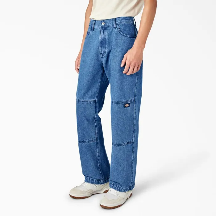 Dickies Double Knee Loose Fit Double Knee Jeans Stonewashed Vintage Blue Stonewashed Vintage Blue wvb 8211 Men Dickies Double Knee Loose Fit Double Knee Jeans Stonewashed Vintage Blue Stonewashed Vintage Blue wvb 8211 Men