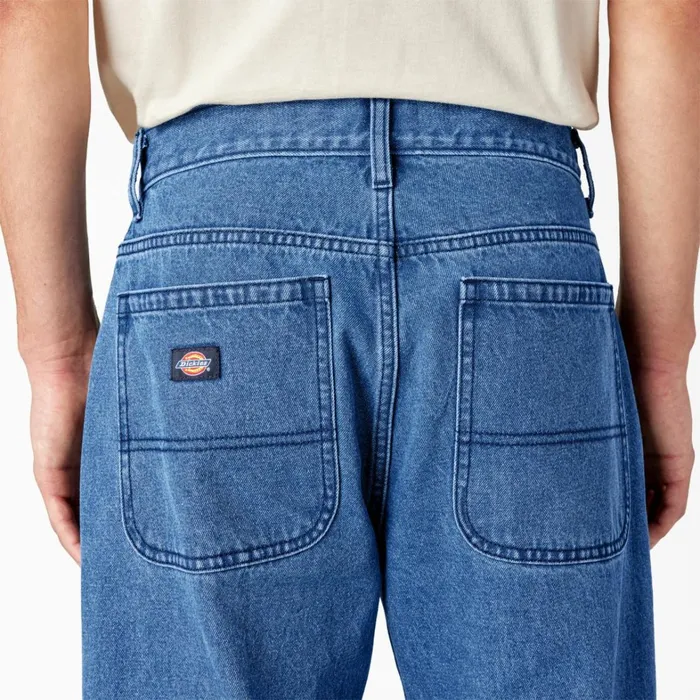 Dickies Double Knee Loose Fit Double Knee Jeans Stonewashed Vintage Blue Stonewashed Vintage Blue wvb 8211 Men Dickies Double Knee Loose Fit Double Knee Jeans Stonewashed Vintage Blue Stonewashed Vintage Blue wvb 8211 Men