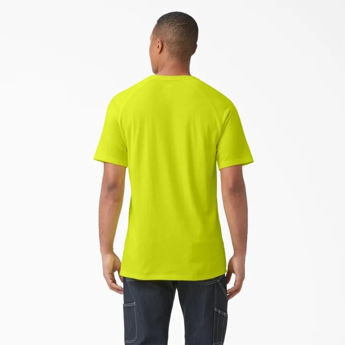 Dickies Hi Vis Cooling Short Sleeve Pocket TShirt Bright Yellow Bright Yellow bwd 8211 Men Dickies Hi Vis Cooling Short Sleeve Pocket TShirt Bright Yellow Bright Yellow bwd 8211 Men