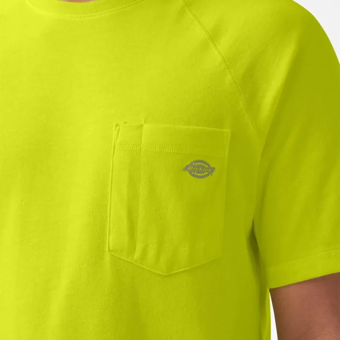 Dickies Hi Vis Cooling Short Sleeve Pocket TShirt Bright Yellow Bright Yellow bwd 8211 Men Dickies Hi Vis Cooling Short Sleeve Pocket TShirt Bright Yellow Bright Yellow bwd 8211 Men