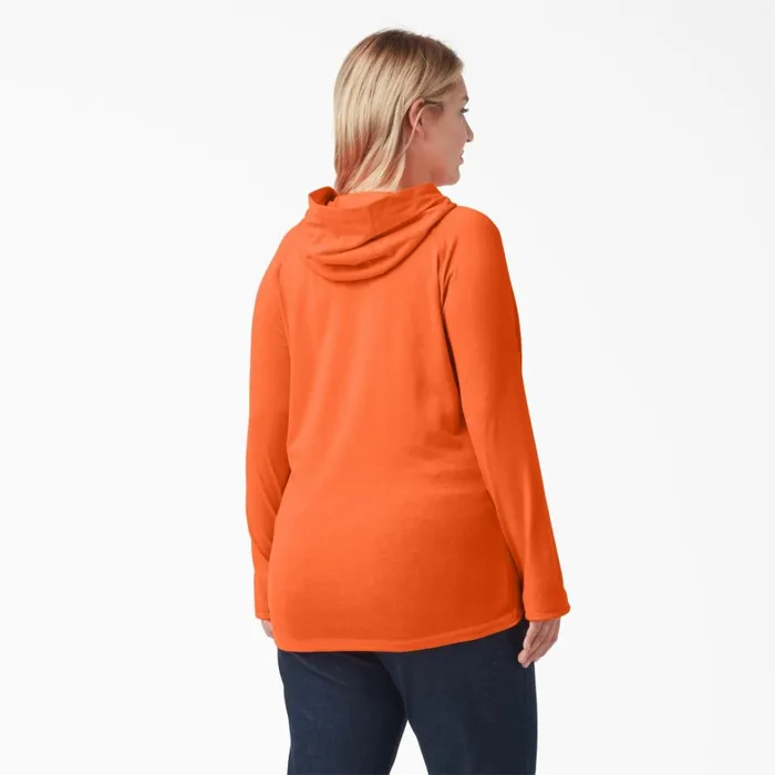 Dickies Hi Vis Women039s Plus Cooling Performance Sun Shirt Bright Orange Bright Orange bod 8211 Women