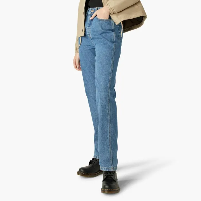 Dickies Jeans Womens Houston Relaxed Fit Jeans Chambray Light Blue Chambray Light Blue clb 8211 Women Dickies Jeans Womens Houston Relaxed Fit Jeans Chambray Light Blue Chambray Light Blue clb 8211 Women