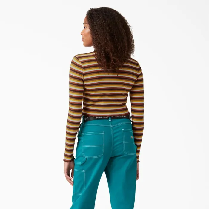 Dickies Long Sleeve TShirts Women039s Striped Long Sleeve Cropped TShirt Ginger Honey Baby Stripe Ginger Honey Baby Stripe gsn 8211 Women Dickies Long Sleeve TShirts Women039s Striped Long Sleeve Cropped TShirt Ginger Honey Baby Stripe Ginger Honey Baby Stripe gsn 8211 Women