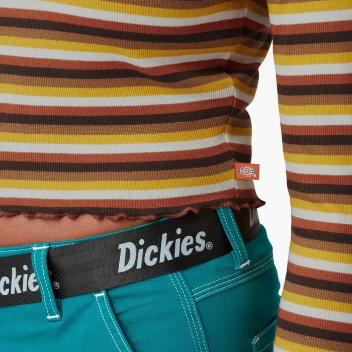 Dickies Long Sleeve TShirts Women039s Striped Long Sleeve Cropped TShirt Ginger Honey Baby Stripe Ginger Honey Baby Stripe gsn 8211 Women Dickies Long Sleeve TShirts Women039s Striped Long Sleeve Cropped TShirt Ginger Honey Baby Stripe Ginger Honey Baby Stripe gsn 8211 Women