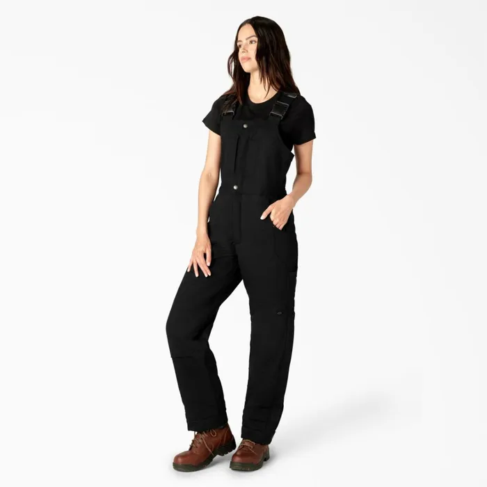 Dickies Overalls Womens Regular Fit Insulated Bib Overalls Black Black bkx 8211 Women Dickies Overalls Womens Regular Fit Insulated Bib Overalls Black Black bkx 8211 Women