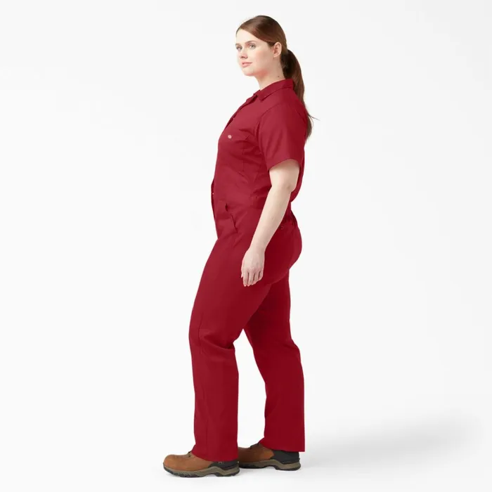 Dickies Painters Women039s Plus FLEX Cooling TempiQ Short Sleeve Coveralls English Red English Red er 8211 Women Dickies Painters Women039s Plus FLEX Cooling TempiQ Short Sleeve Coveralls English Red English Red er 8211 Women