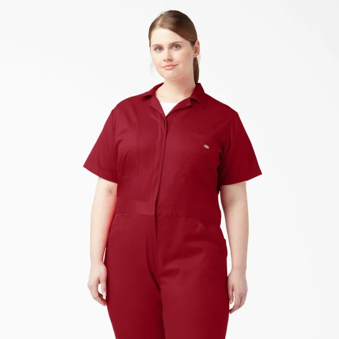 Dickies Painters Women039s Plus FLEX Cooling TempiQ Short Sleeve Coveralls English Red English Red er 8211 Women Dickies Painters Women039s Plus FLEX Cooling TempiQ Short Sleeve Coveralls English Red English Red er 8211 Women