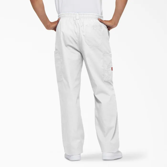 Dickies Scrubs Men039s EDS Signature Cargo Scrub Pants White White dwh 8211 Men Dickies Scrubs Men039s EDS Signature Cargo Scrub Pants White White dwh 8211 Men