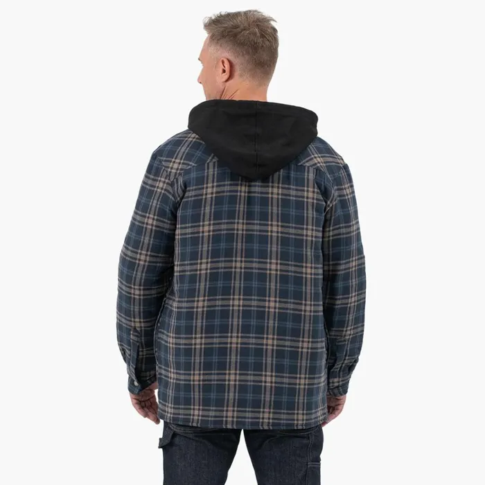 Dickies Shirt Jackets Flannel Hooded Shirt Jacket Dark NavyMushroom Plaid Dark Navymushroom Plaid dpm 8211 Men Dickies Shirt Jackets Flannel Hooded Shirt Jacket Dark NavyMushroom Plaid Dark Navymushroom Plaid dpm 8211 Men