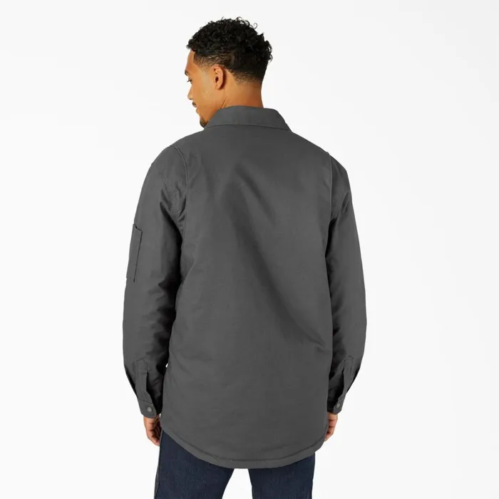 Dickies Shirt Jackets Water Repellent FleeceLined Duck Shirt Jacket Slate Gray Slate Gray sl 8211 Men Dickies Shirt Jackets Water Repellent FleeceLined Duck Shirt Jacket Slate Gray Slate Gray sl 8211 Men